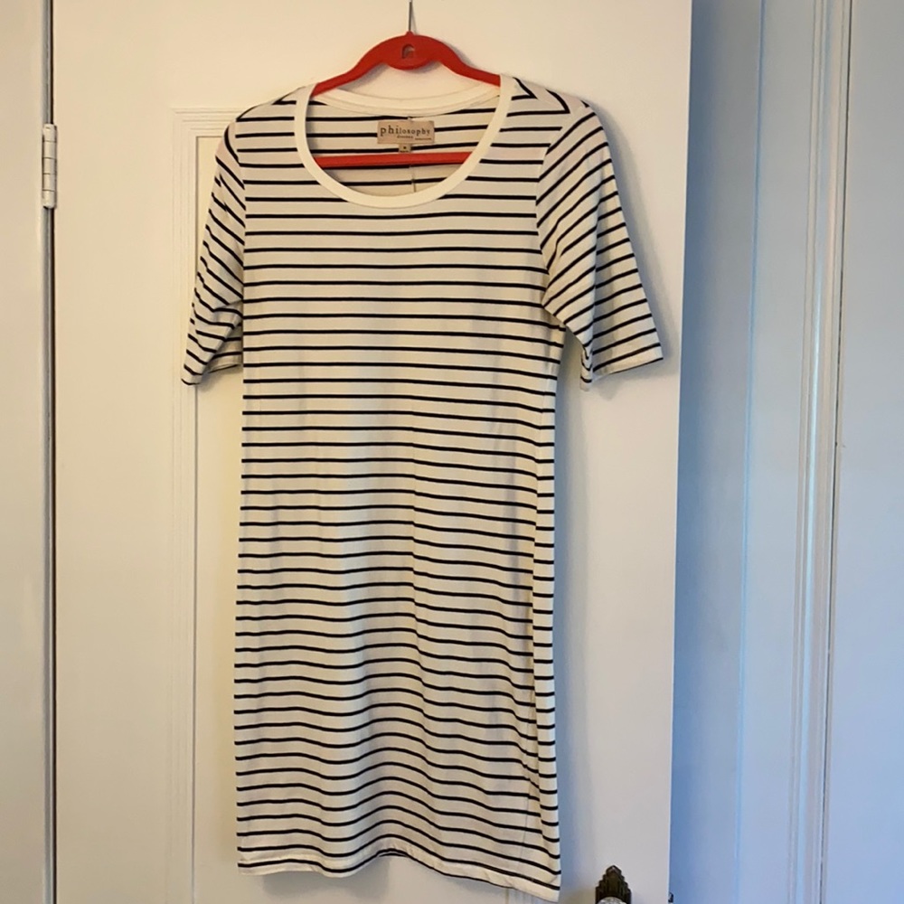 Philosophy stretch cotton dress.